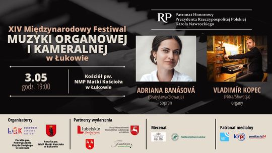 2. koncert XIV Międzynarodowego Festiwalu Muzyki Organowej i Kameralnej w Łukowie /3.05.26