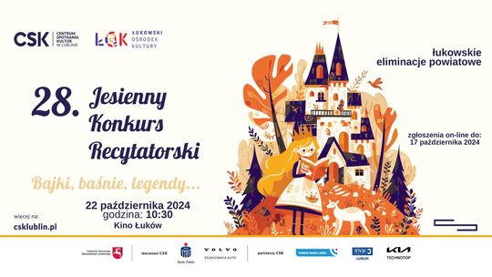 28. Jesienny Konkurs Recytatorski /zgłoszenia do: 17.10.24