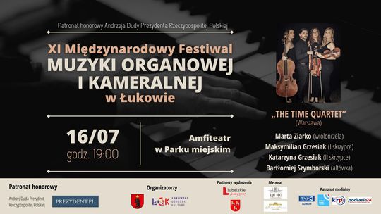 3. koncert XI Międzynarodowego Festiwalu Muzyki Organowej i Kameralnej w Łukowie /16.07.23