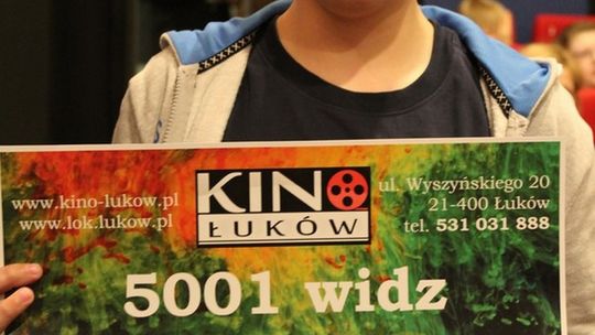 5001 widz w Kinie Łuków w lutym