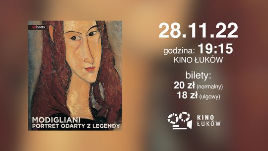 Art Beats- Wielka sztuka w Kinie: Modigliani- Portret odarty z legendy /28.11.2022