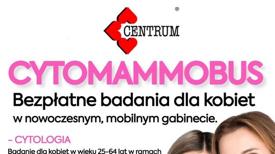 Badania profilaktyczne dla kobiet w Przychodni Centrum w Łukowie /15-16.09.25