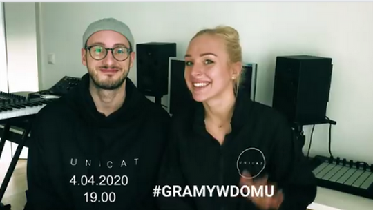 CEL: MUZYCZNIE LIVE: #gramywdomu Unicat koncert trip-hop live stream /4 kwietnia 2020