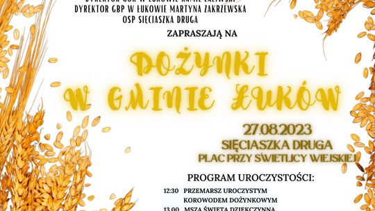 Gmina Łuków: Dożynki w Gminie Łuków /27.08.23