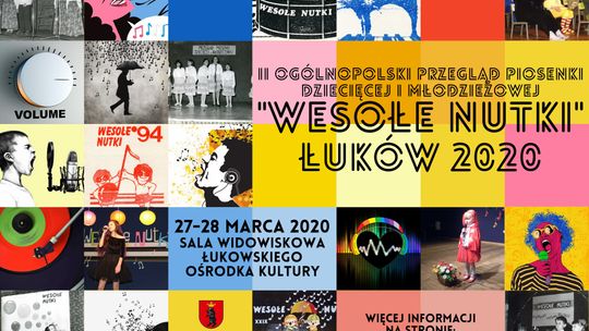 II Ogólnopolski Przegląd Piosenki Dziecięcej i Młodzieżowej "WESOŁE NUTKI" Łuków 2020 ZMIANA TERMINU