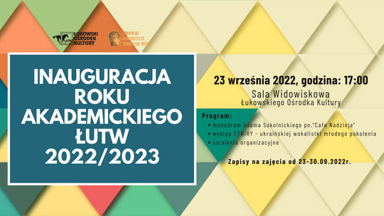 Inauguracja roku akademickiego ŁUTW 2022/2023 /23 września 2022