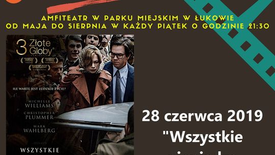 Jetro Cinema Summer 2019 "Wszystkie pieniądze świata" /28 czerwca 2019