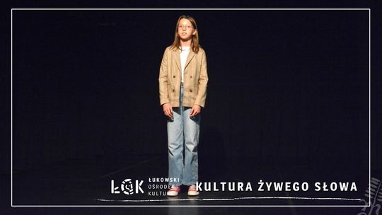 Julia Osiak z ŁOK laureatką Wojewódzkiego Turnieju Poezji Dziecięcej w Lublinie