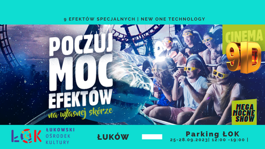 Kino 9D w Łukowie /25-28.09.23