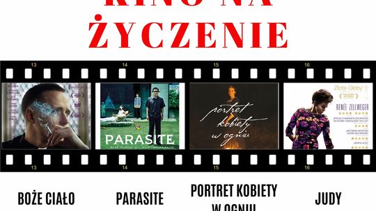 "Kino na życzenie" w Kinie Łuków 2,16,23 marca 2020 ODWOŁANE