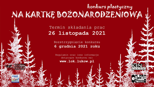 Konkurs plastyczny na kartkę bożonarodzeniową 2021 /zgłoszenia do: 26 listopada 2021