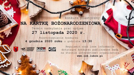 Konkurs plastyczny na kartkę bożonarodzeniową /zgłoszenia do 27 listopada 2020