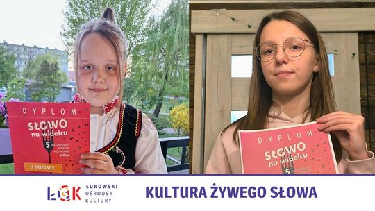 Łukowscy recytatorzy nagrodzeni w 5. edycji Ogólnopolskiego Konkursu Recytatorskiego „Słowo na widelcu”