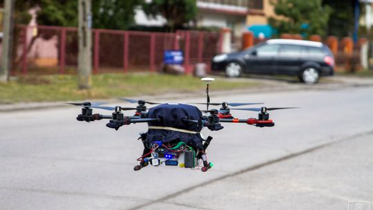 Miasto Łuków: Dron w walce z zanieczyszczeniem powietrza