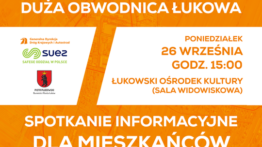 Miasto Łuków: "Duża" obwodnica Łukowa - zapraszamy na spotkanie