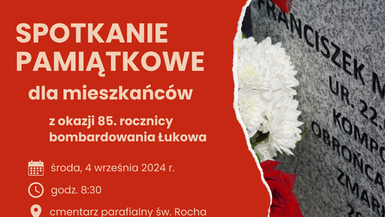 Miasto Łuków: Pamiętajmy o ofiarach II wojny światowej /4.09.24