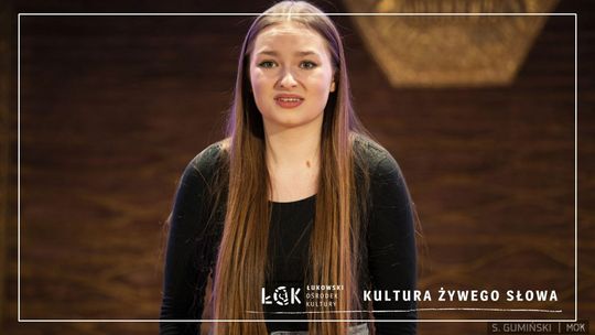 Natalia Polkowska z ŁOK Wicemistrzem Żywego Słowa na 21. „Ścieżkach Słów” w Siedlcach