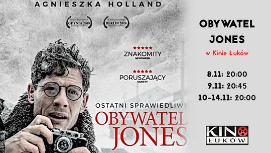 "Obywatel Jones" w Kinie Łuków /od 8 listopada 2019