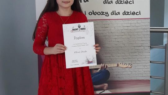 Oliwka Dzido z Fabryki Piosenki ŁOK finalistką Talent Voice w Kaliszu [FOTO]