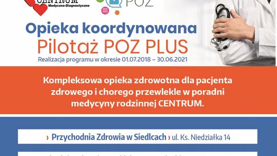 Opieka koordynowana w Przychodni Centrum /artykuł sponsorowany/