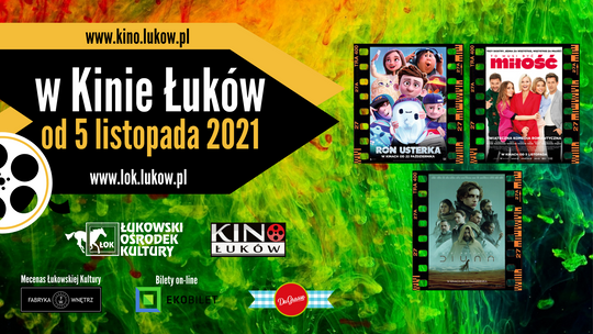 Propozycje Kina Łuków /5-11 listopada 2021