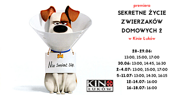 "Sekretne życie zwierzaków domowych 2" w Kinie Łuków /od 28 czerwca 2019 /premiera