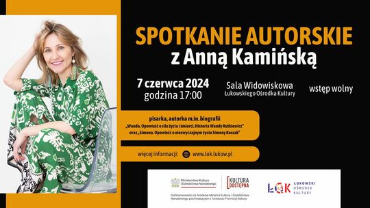 Spotkanie autorskie z Anną Kamińską /7.06.24