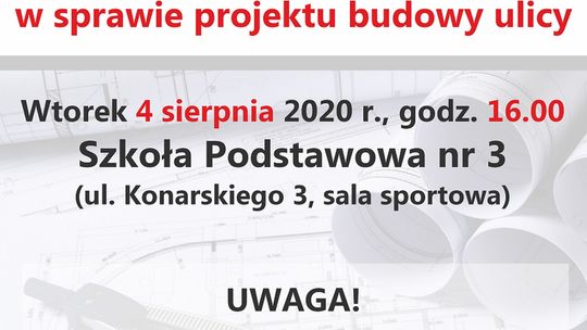 Spotkanie dla mieszkańców ulicy Rurowej