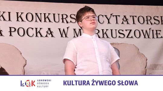 Stanisław Świder na II Ogólnopolskim konkursie recytatorskim poezji Jana Pocka w Markuszowie