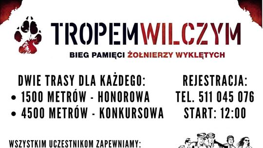 Tropem Wilczym. Bieg Pamięci Żołnierzy Wyklętych Łuków 2023