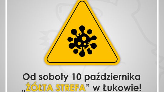 UWAGA!!! Od soboty 10 października znajdujemy się w żółtej strefie!!!