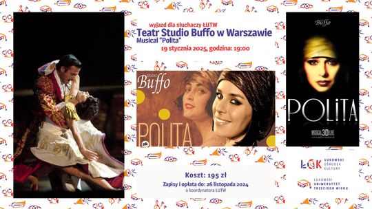 Wyjazd ŁUTW: Teatr Studio Buffo w Warszawie /19.01.25