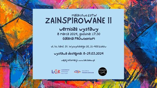 Wystawa "Zainspirowane II" słuchaczy ŁUTW /8-29.03.24
