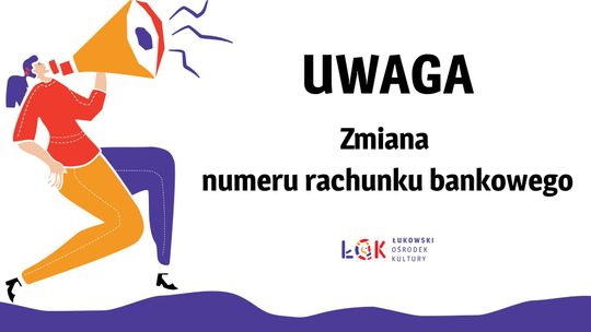 Zmiana numeru rachunku bankowego