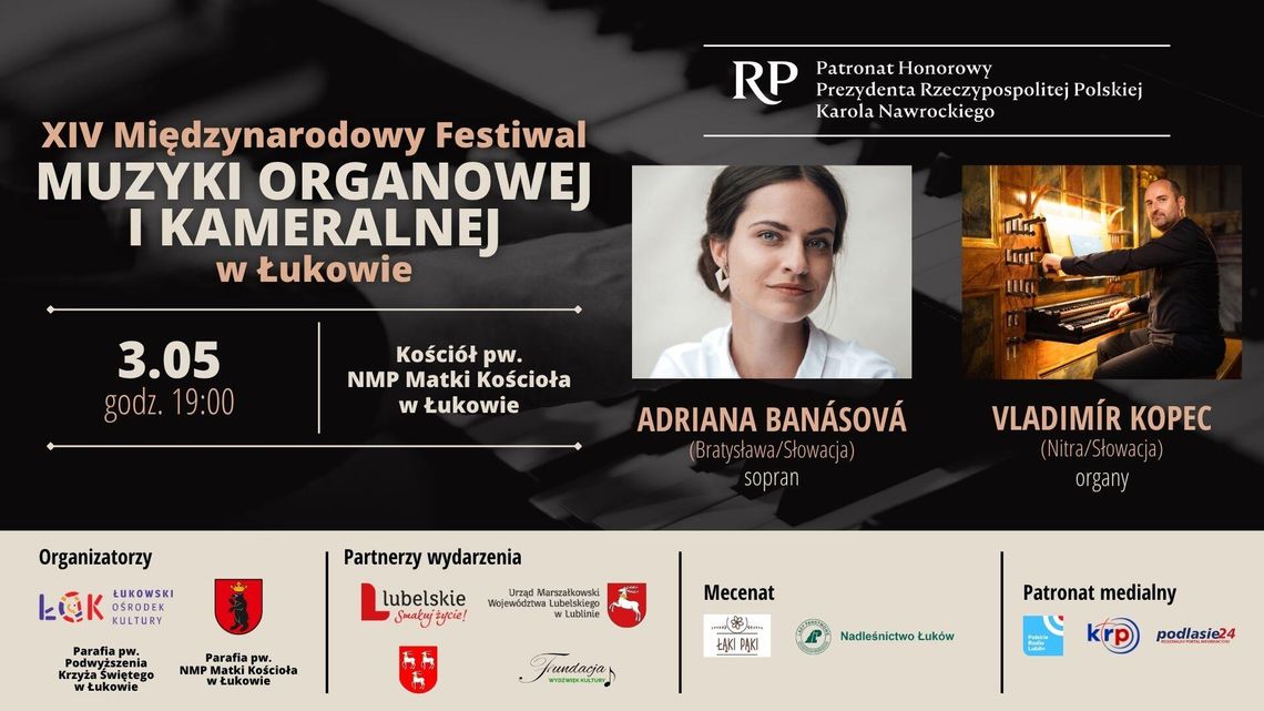 2. koncert XIV Międzynarodowego Festiwalu Muzyki Organowej i Kameralnej w Łukowie /3.05.26