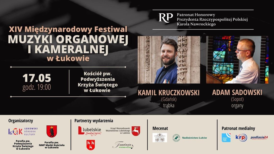 3. koncert XIV Międzynarodowego Festiwalu Muzyki Organowej i Kameralnej w Łukowie /17.05.26