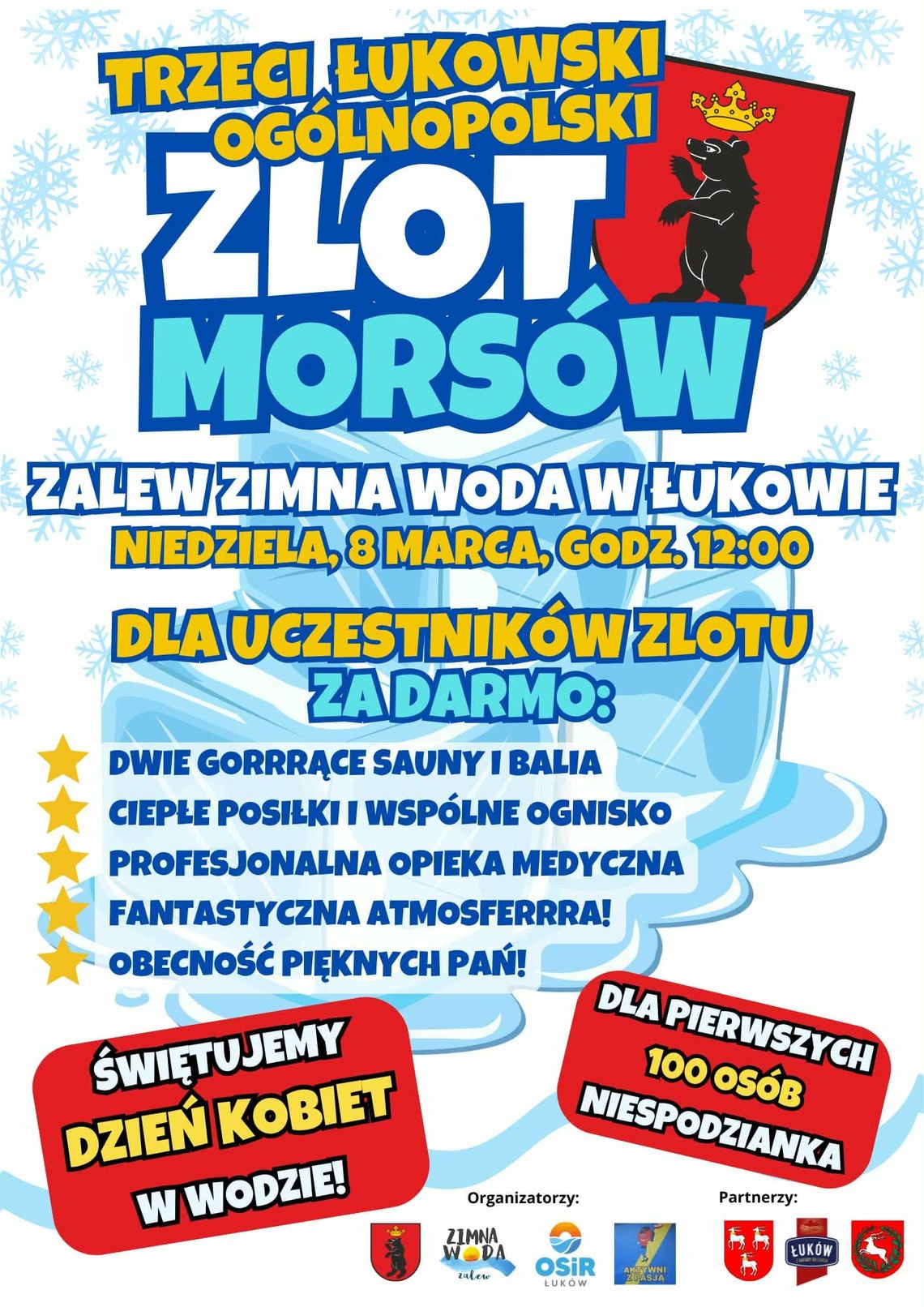 3. Łukowski Ogólnopolski Zlot Morsów nad Zalewem Zimna Woda /8.03.26 3. Łukowski Ogólnopolski Zlot Morsów nad Zalewem Zimna Woda /8.03.26