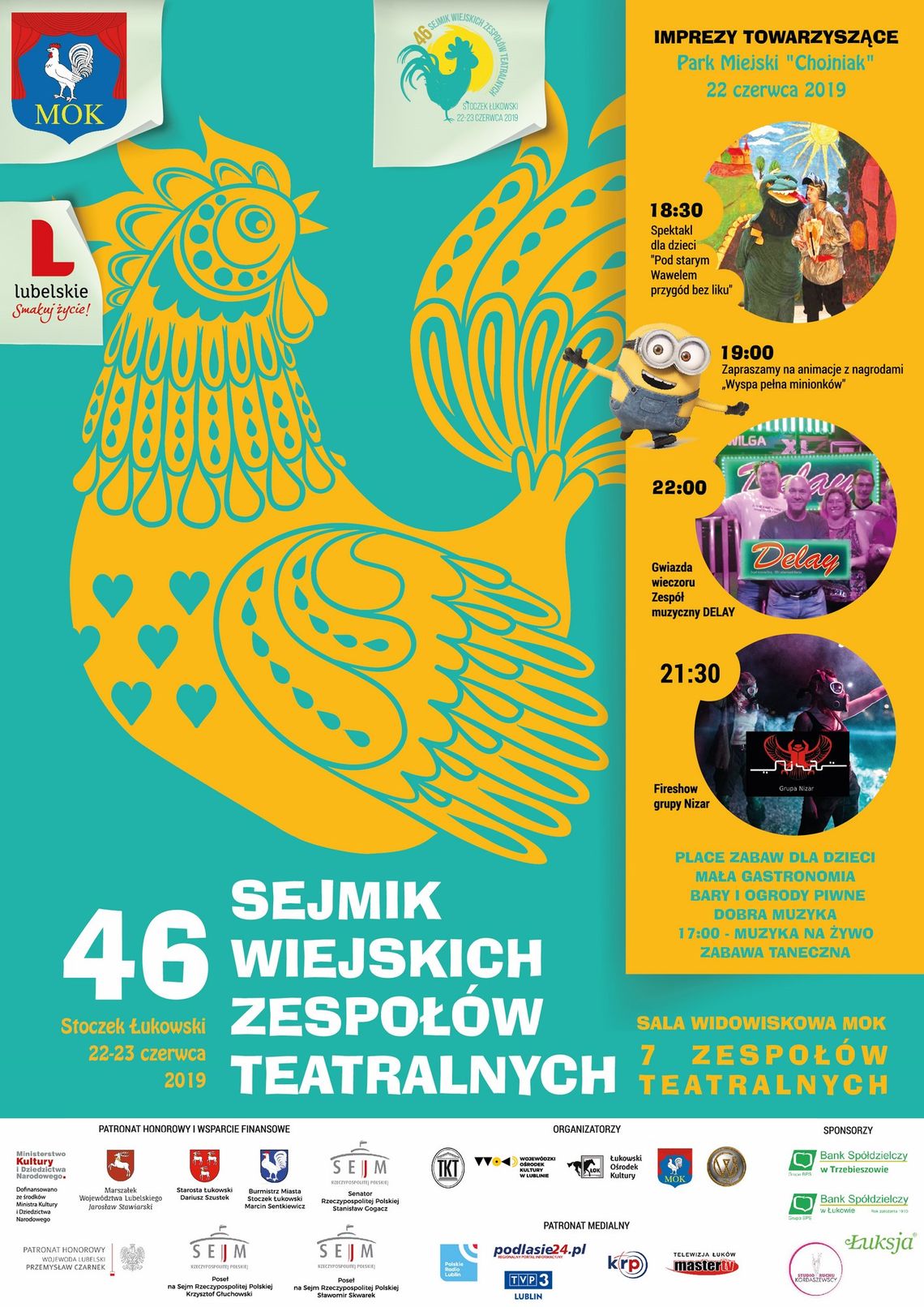 46. Sejmik Wiejskich Zespołów Teatralnych w Stoczku Łukowskim /22-23 czerwca