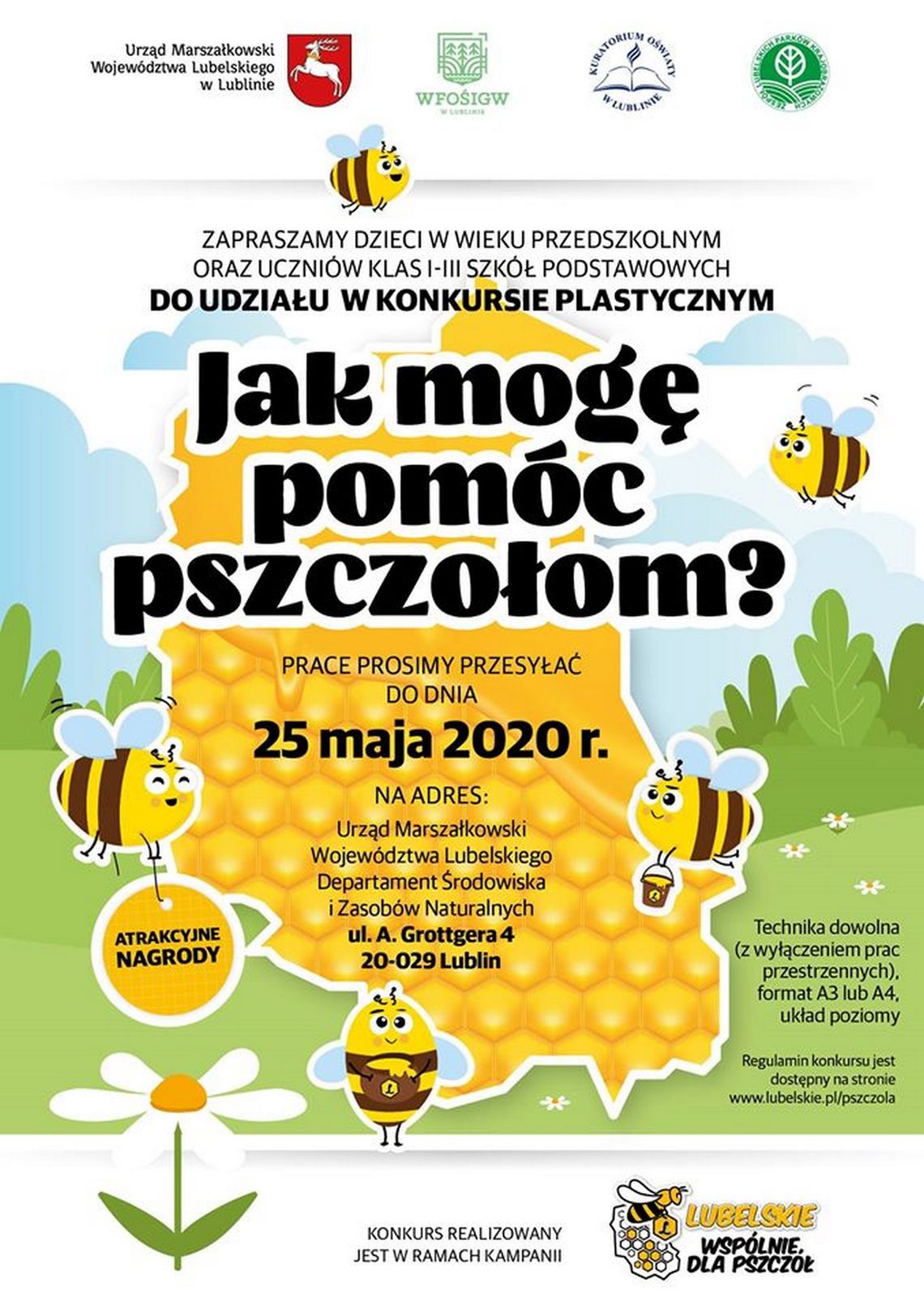Animacja w czasach kwarantanny [Konkurs plastyczny dla dzieci „Jak mogę pomóc pszczołom?”] /część 32.