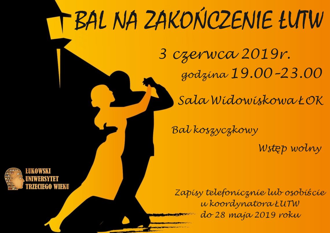 Bal dla słuchaczy ŁUTW z okazji zakończenia roku akademickiego 2018/2019