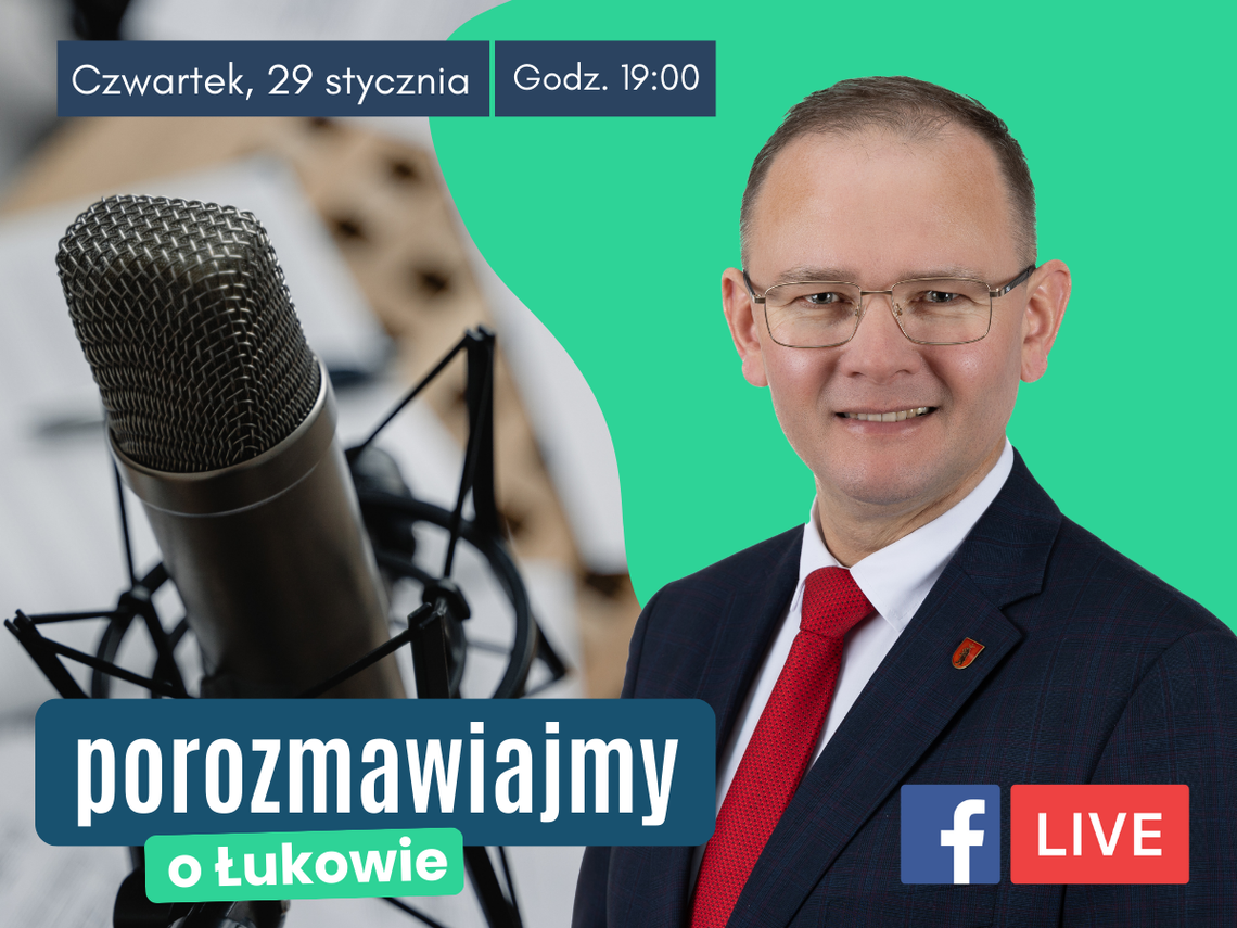 Burmistrz zaprasza do rozmowy. Już w czwartek spotkanie online z Piotrem Płudowskim