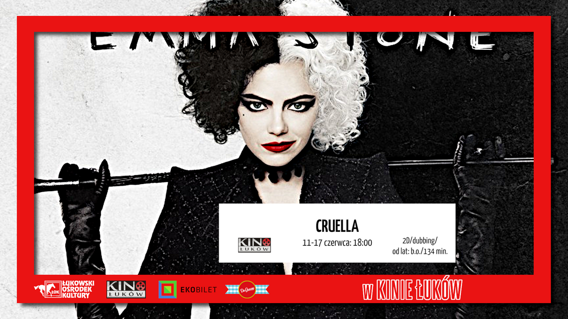 "Cruella" w Kinie Łuków /od 11 czerwca 2021