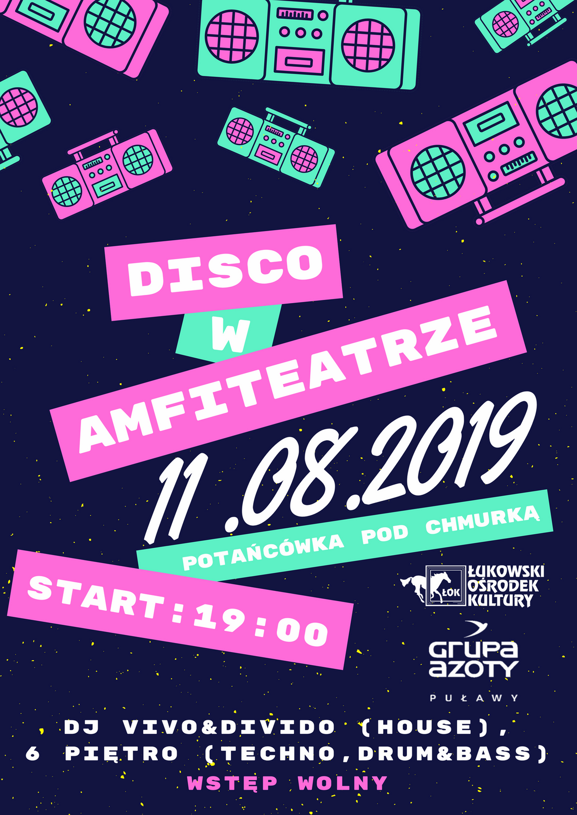 Disco w amfiteatrze /11 sierpnia 2019
