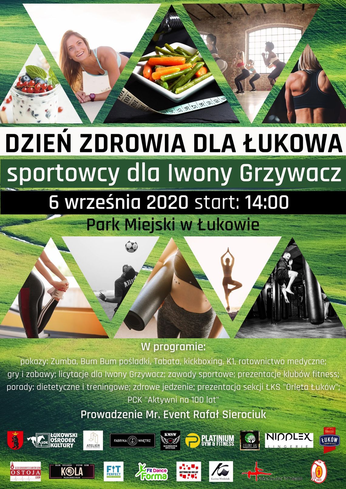 Dzień zdrowia dla Łukowa- Sportowcy dla Iwony Grzywacz /6 września 2020