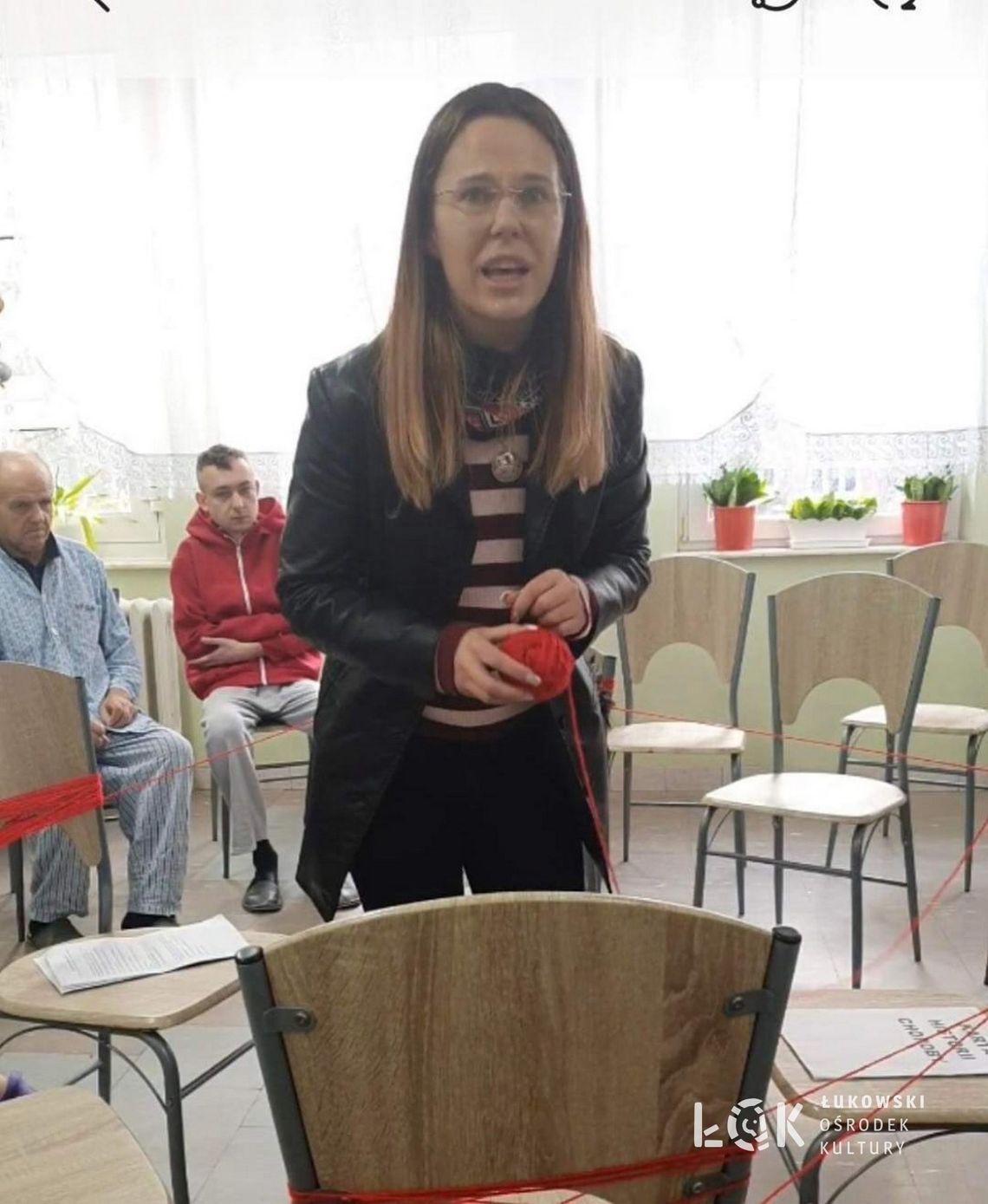 Emilia Orzeł z ŁOK wystąpiła dla pacjentów szpitala psychiatrycznego