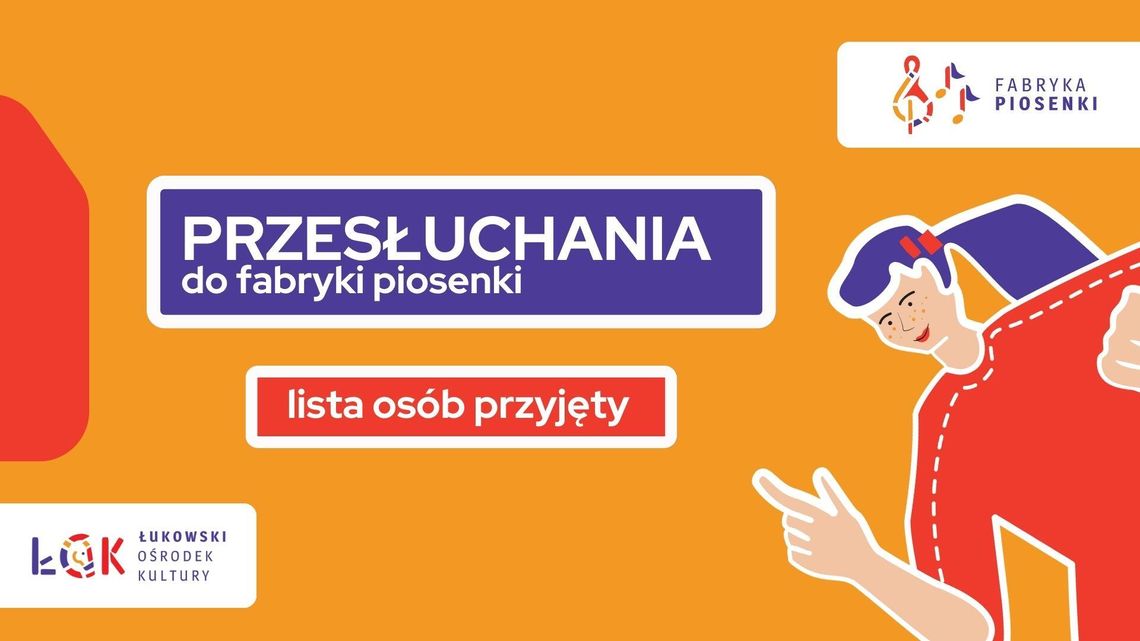 Fabryka Piosenki 25-26 [lista osób przyjętych]