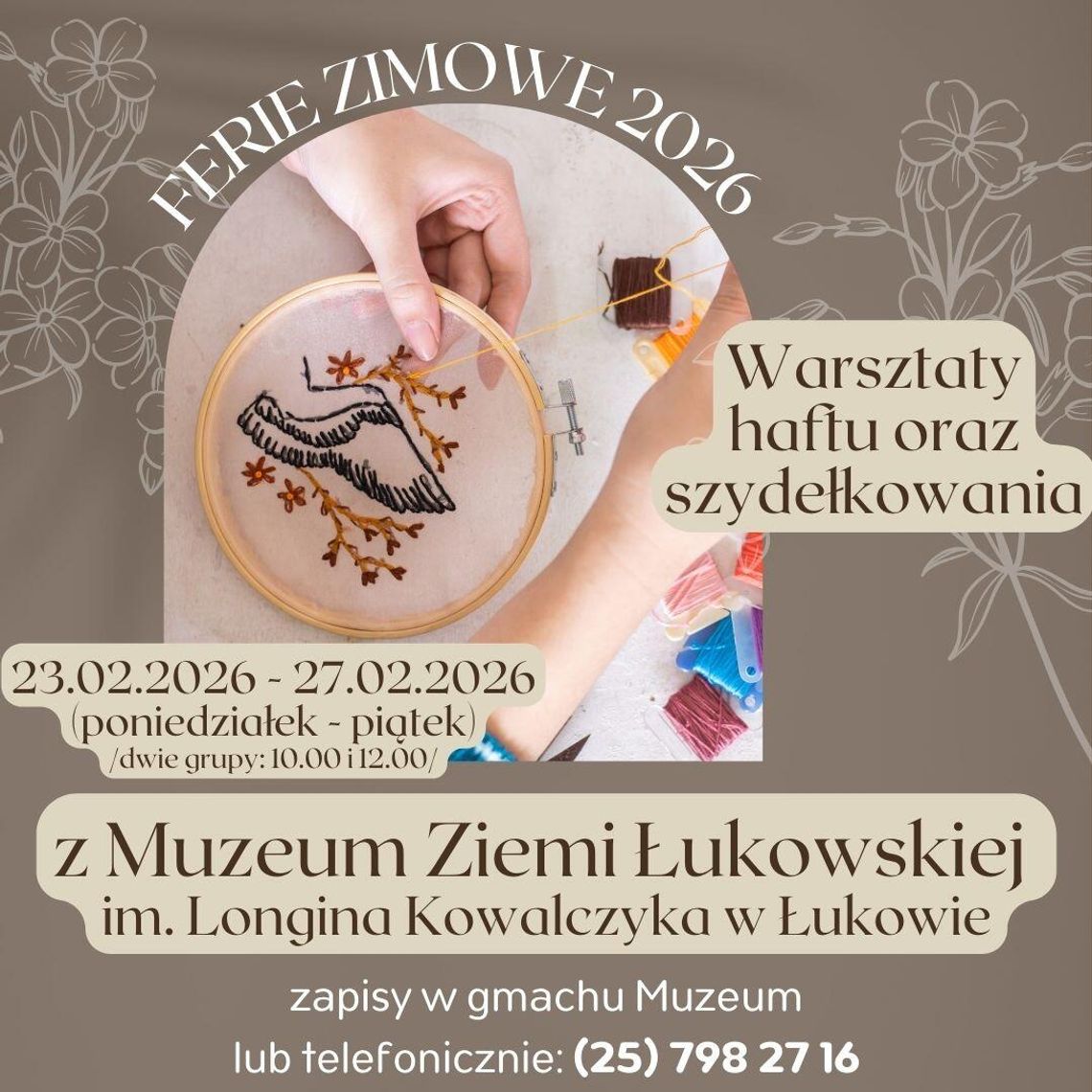 Ferie zimowe 2026 z Muzeum Ziemi Łukowskiej /23-27.02.26