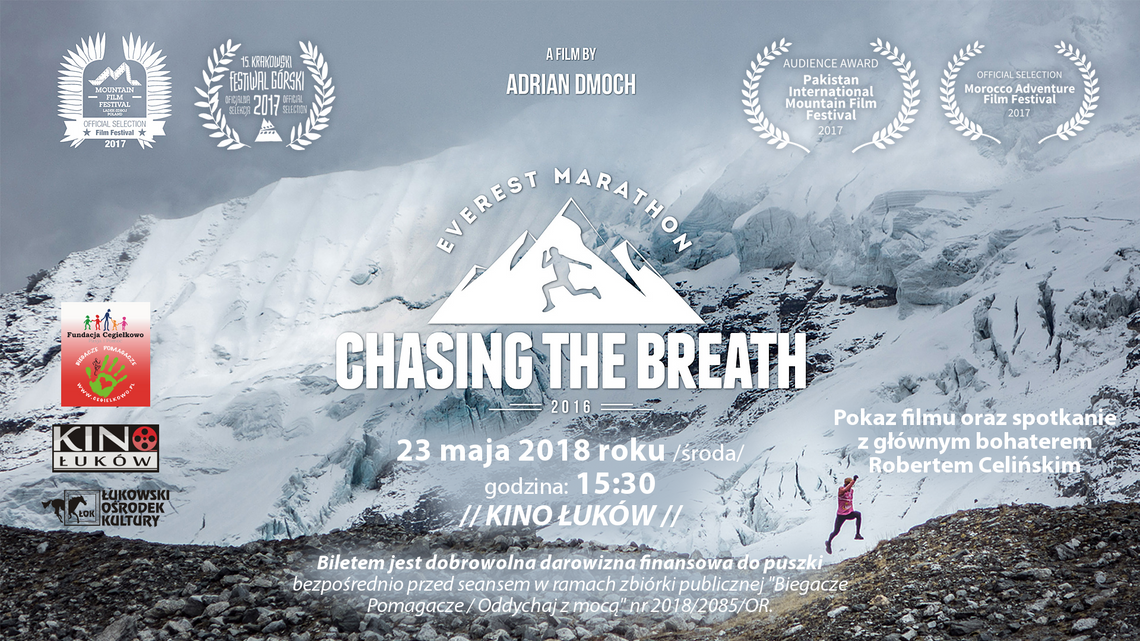 Film "Chasing the Breath" w Kinie Łuków