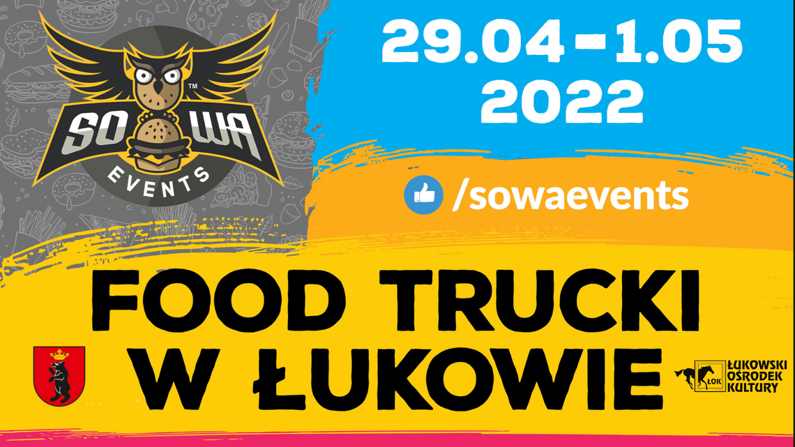 Food Trucki w Łukowie /29 kwietnia-1 maja 2022