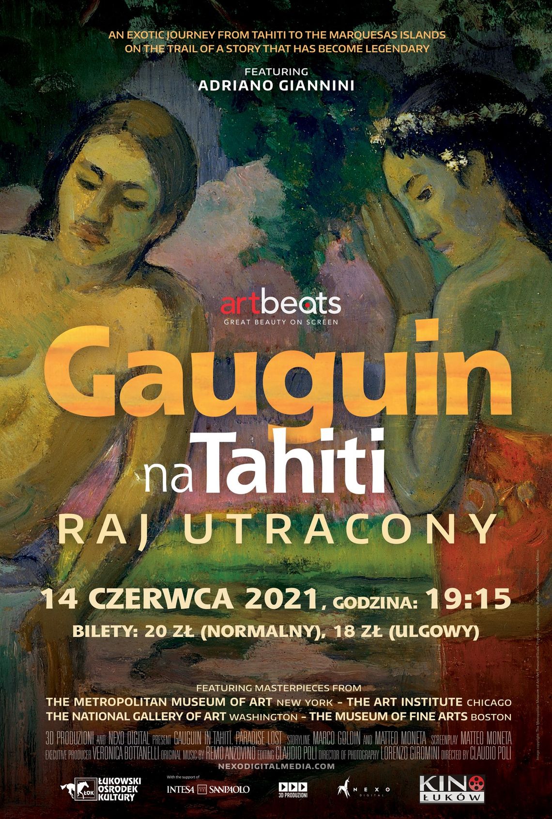 "Gauguin na Tahiti. Raj utracony" z cyklu "Art Beats–Wielka Sztuka w Kinie" w Kinie Łuków /14 czerwca 2021